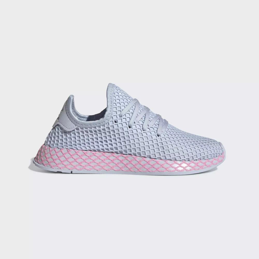 Adidas Deerupt Runner Tenis Azules Para Niña (MX-57733)
